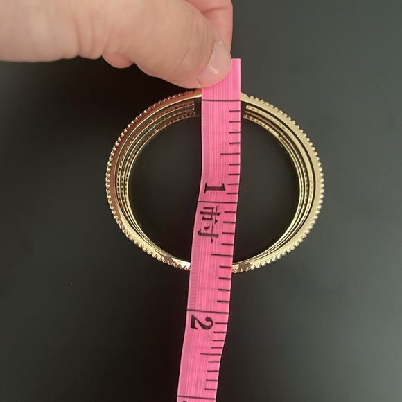 18K Gold Plated Cuff Bracelet- Women - Picture 6 of 7